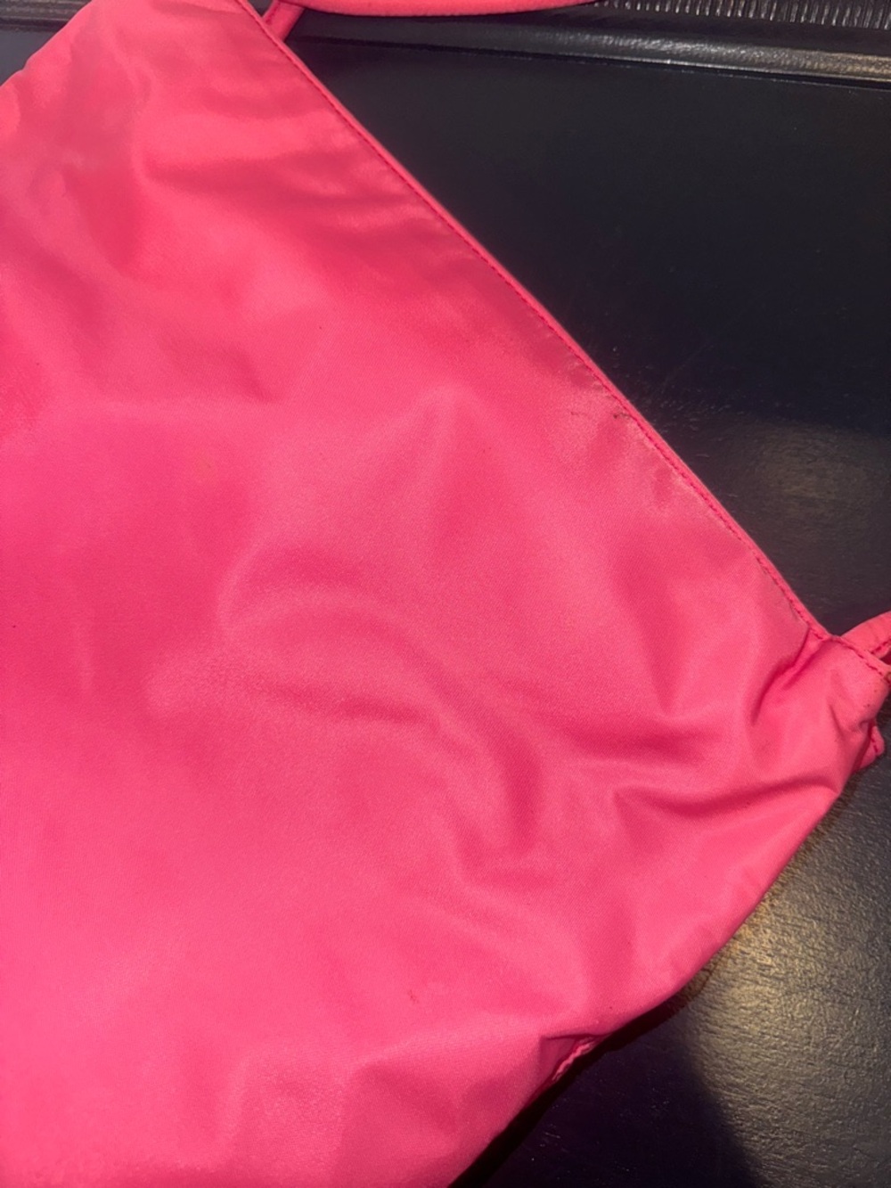 Prada Hot Pink Nylon Double-Strap Shoulder Bag with COA - Picture 8 of 15